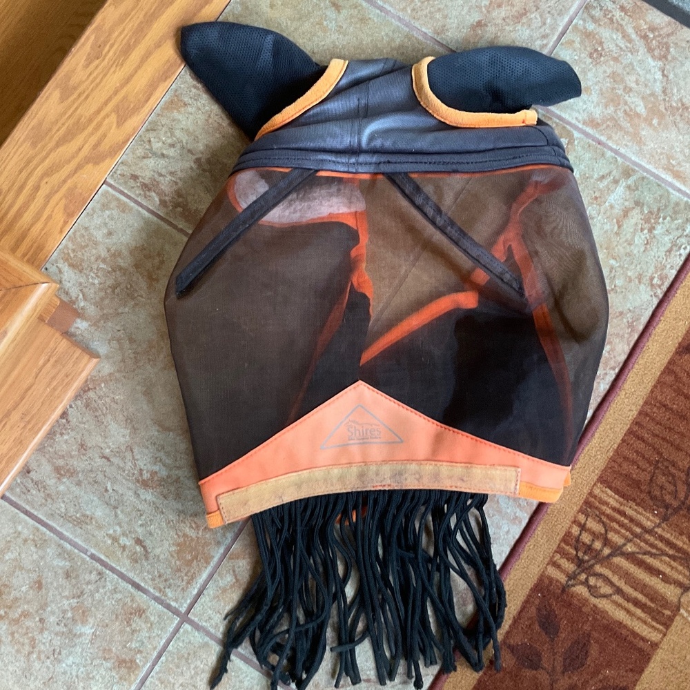 Shires equine fly mask extra full size